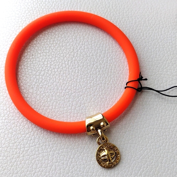 Marc By Marc Jacobs Vibrant Orange Bracelet with Gold Accent - Picture 10 of 12